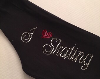 Custom Rhinestone Ice Skating Pants