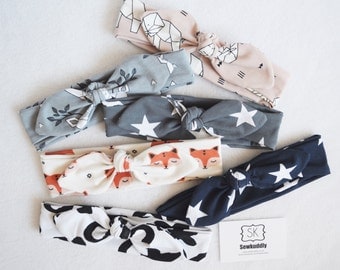 Baby Headwrap - Baby Headband, Hairbow, Headband, Head Tie, Knot Headband, Knot Headwrap, Adult Headwrap, Toddler Headwrap, Baby Headband