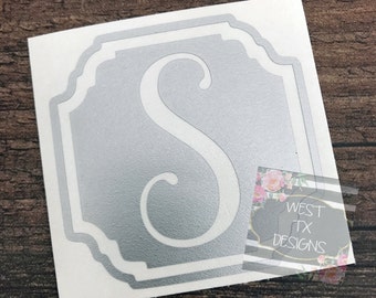 Personalized Decal | Yeti Decal | Yeti Tumbler Decal | Custom Decal | RTIC Decal | Ozark Decal | Initial Decal | Corkcicle Decal