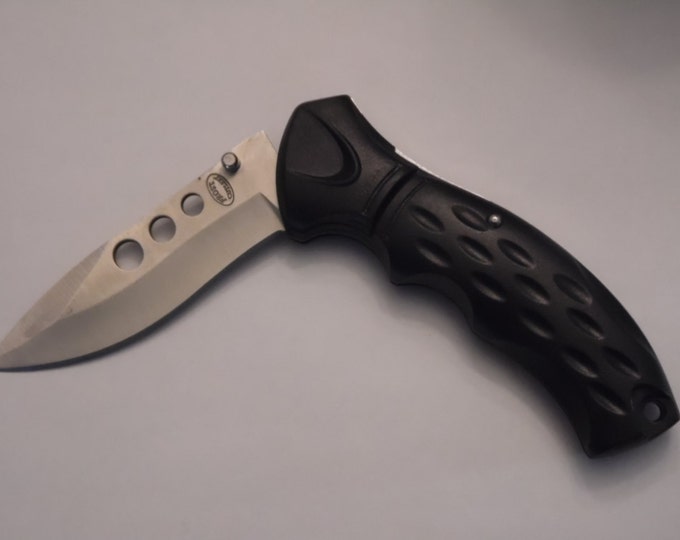 5" BLACK SIDE LOCK Folding Pocket Knife