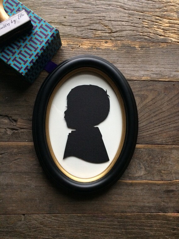 Black Oval Picture Frame 5X7 MATTE BLACK for by SilhouettePainting