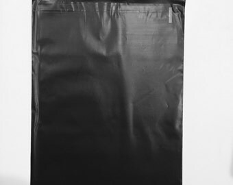10"x13" Black Poly Envelopes, ANY QUANtity, Flat Poly Mailing Shipping Bags, Poly Mailer Shipping Envelope, UPS, FedEx, USPS Approved