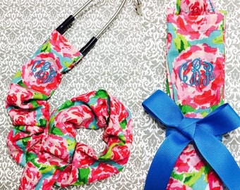 Stethoscope Cover- Lilly Pulitzer Insipred First Impressions, Gift for Nurse, Customized Stethoscope Cover, Medical Accessories