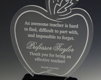 Custom Professor Gift, Mentor Appreciation Gift,College Teacher Gift,Tutor Gift,Student to Mentor Gift, Personalized Lecturer Gift , ATA010