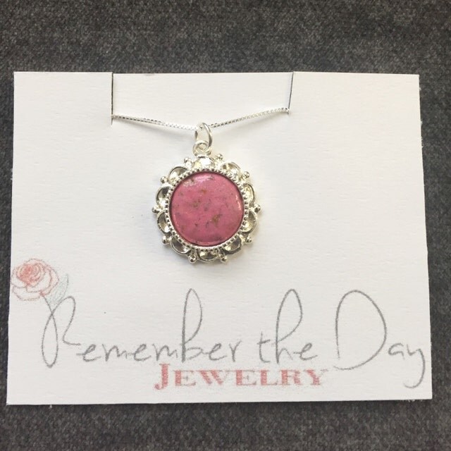 Remember the Day Jewelry Flower Petal Memorial by RTDJewelry