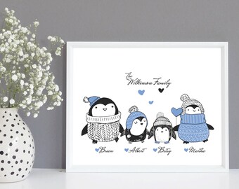 Family Tree Print | Custom Family Tree | Personalised Gift | Family Tree Gift | Personalised Family Gift | Anniversary Gift | Family Name