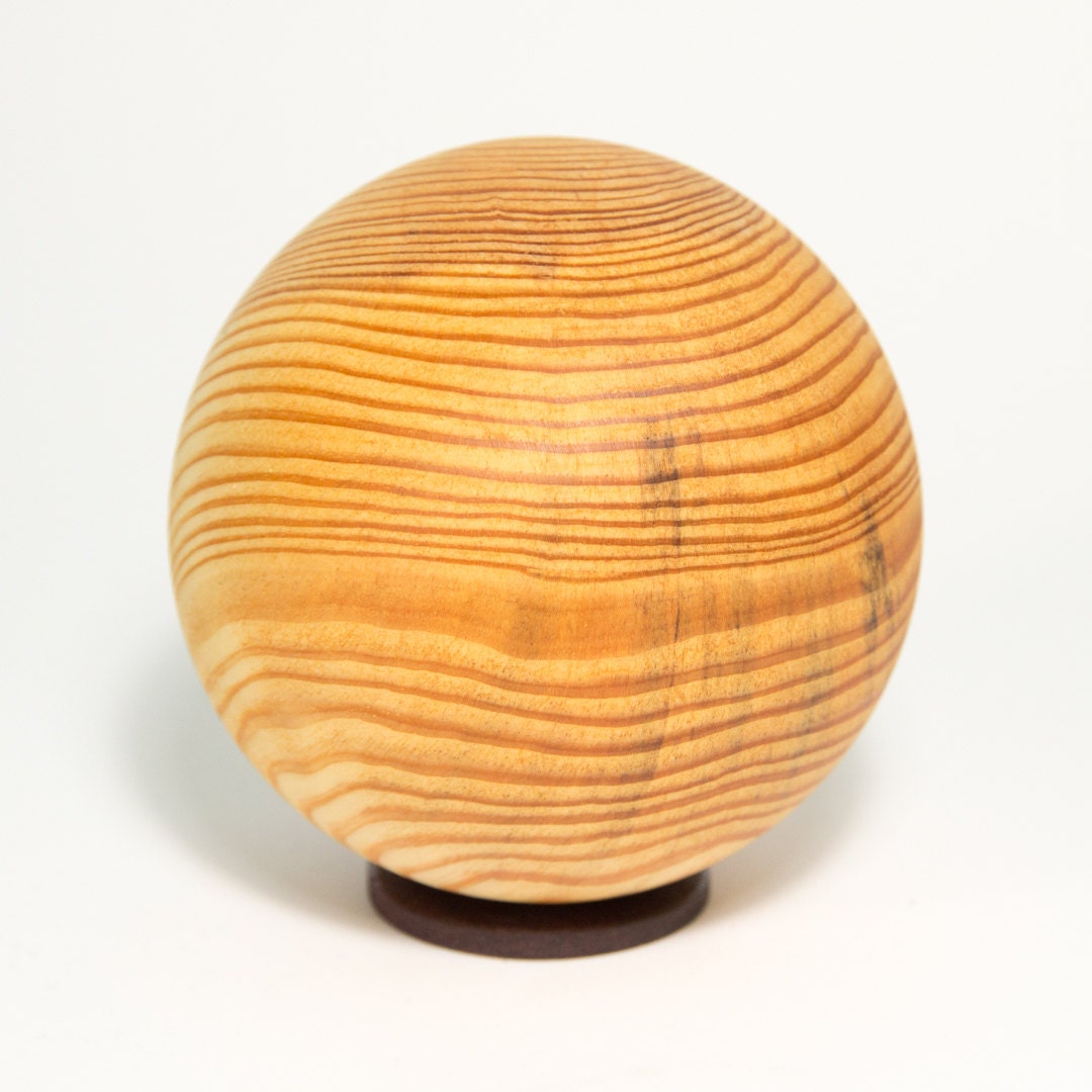 Wood Sphere wooden tai chi ball wooden sphere hand turned on