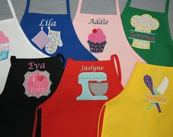 Personalized Children's Apron in two sizes, Small and Large Children's Apron