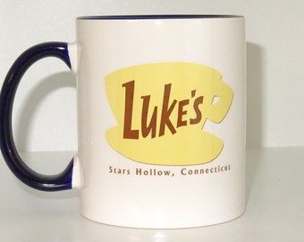Gilmore Girls Coffee Mug, tea, Luke's Diner Mug, Stars Hollow Connecticut,Gilmore Girls Inspired, Funny, Cool, Novelty mug, printing mug