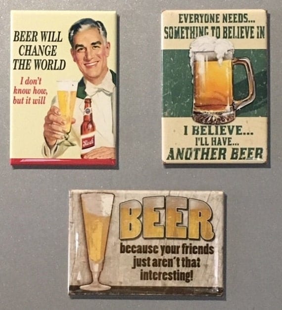 Beer themed Fridge 2x3 Buy 1 or save on all 3