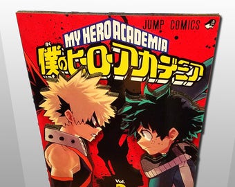 Boku no Hero Academia Manga Cover 3D Wall Art