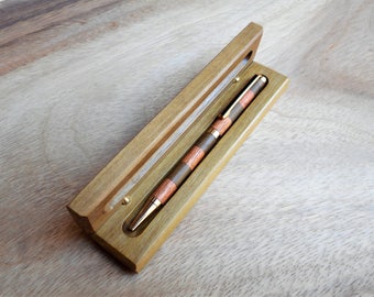 Wood Pen Set, Hand turned pen, Magnolia and Mahogany Pen, Pen Gift, Stylo en bois, Penn, Penna, Kugelschreiber