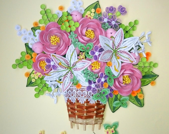 Quilling art 3D wall art picture 