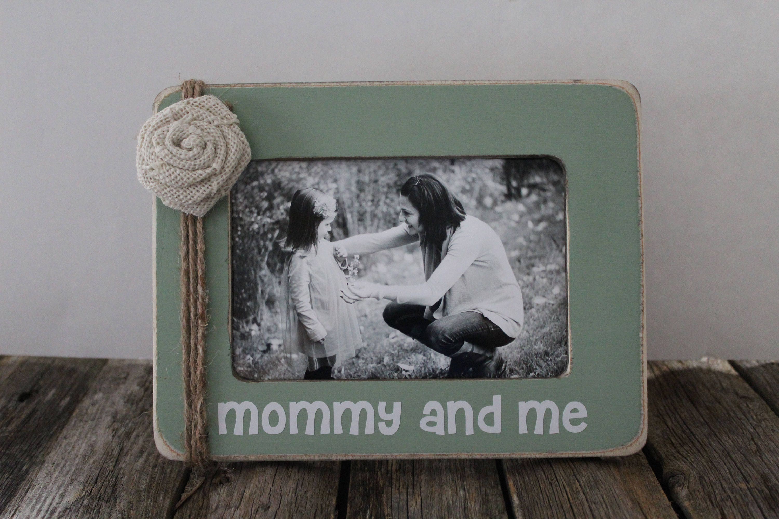 Mommy and Me Picture Frame Mother's Day Gift Mom Picture
