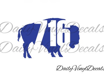 716 Buffalo NY Vinyl Decal *Choose Size & Color* Buffalo New York Vinyl Sticker - Queen City Western New York WNY Buffalo Bills Sabres