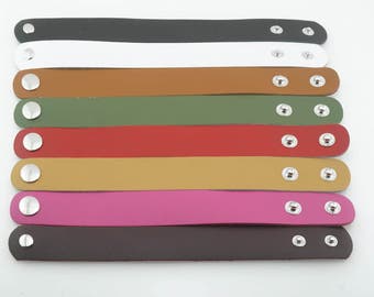 Leather Cuff Blank, Blank Leather Cuff - 1 inch leather cuff - leather cuff bracelets - blank leather template - leather cuff supplies -