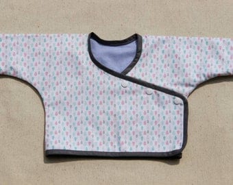 life jacket baby cotton DROPS 3 months. top kimono cotton DROPS 3 months old baby