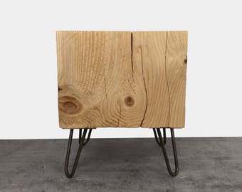 Timber Side Table / Wood Block Coffee Table / End Table / Tree Stump Table