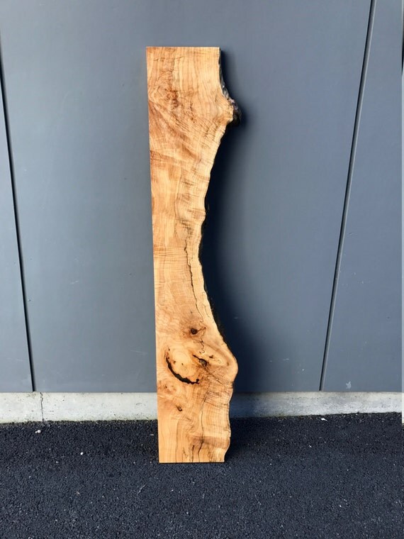 Maple Live Edge Mantel / Shelf by BoltWoodWorks on Etsy