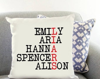 Pretty Little Liars "liars" Printed Cushion Case Gift Present Christmas