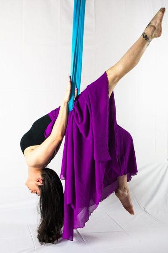 Items similar to Aerial Yoga Hammock with Basic Home Video and Manual with beginner poses