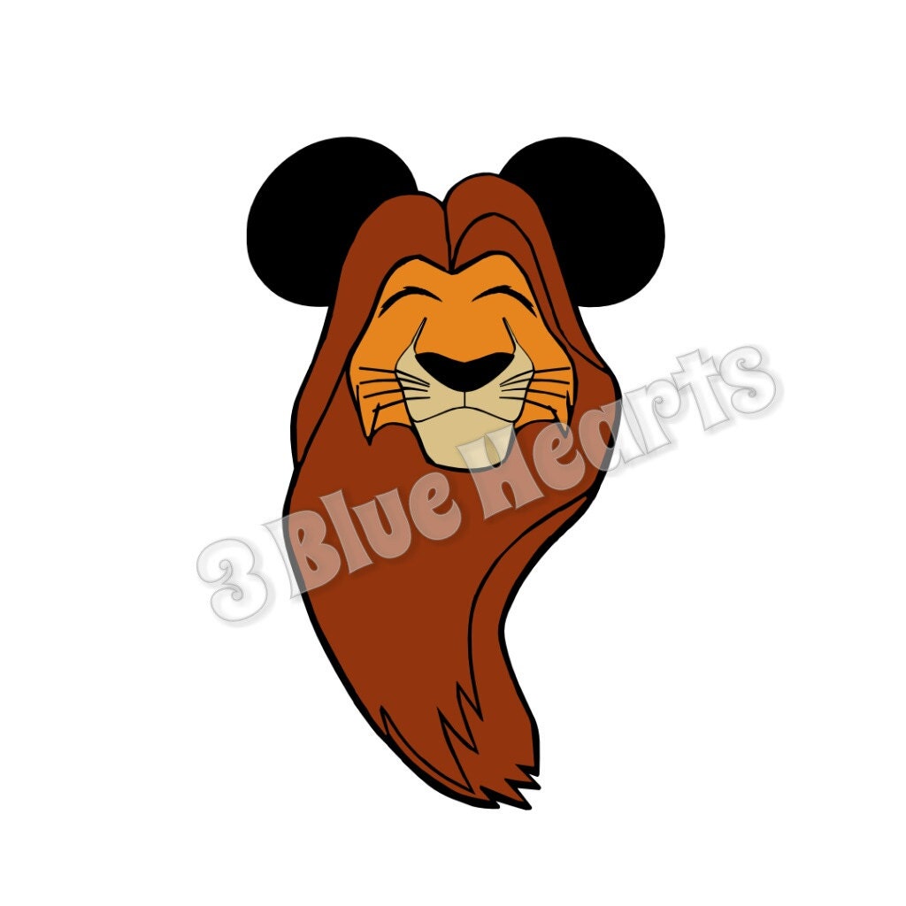 Free Free 125 Lion King Mickey Head Svg SVG PNG EPS DXF File