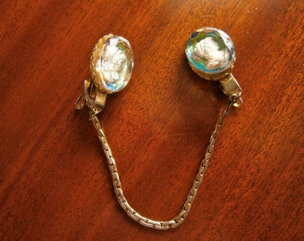 Reverse carved Intagilo Cameo Sweater Clip/Guard