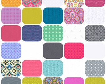 Seventy-Six by Alison Glass Fat Quarter Bundle all 30 prints 76 cotton fabric precut andover modern material quilting