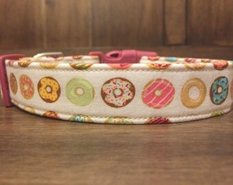 DONUTS! - Adjustable Dog Collars, Cat Collars and Leashes from Wuppy Wear - Made to Order Dog Collars