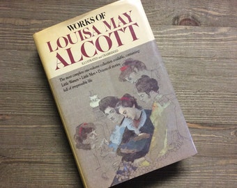 Louisa May Alcott - Alcott Books - Little Women - Little Men - Classic Literature - Alcott - Vintage Book - Alcott Collection