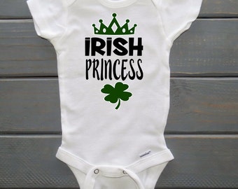 baby st patricks day onesie