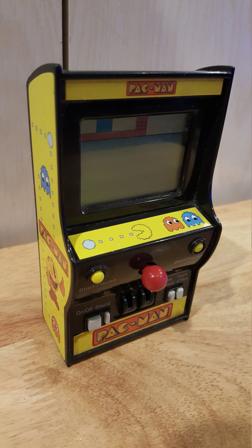 Pac Man Mini Arcade Machine Namco Handheld Electronic Arcade