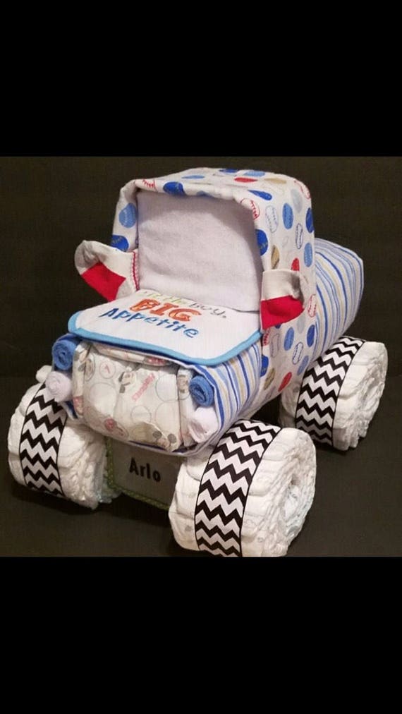 Chevy diaper truck diaper centerpiece diaper truck diaper