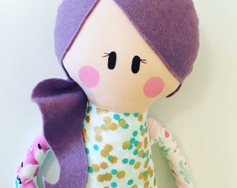 Sewing Doll Kit ~ Sewing Kit ~ Doll Kit ~ Beginner Doll Kit ~ Fabric Doll Kit ~ Rag Doll Kit ~ Fabric Doll Pattern ~ Simple Doll Pattern