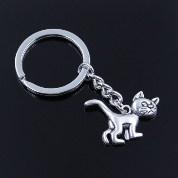 Keychains cat Keychains Azrael cat lover key chains for women