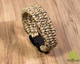 Cord bracelet Desert Camo