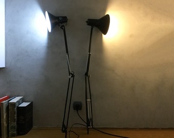 Luxo Lamp, Architect Lamp, Black Desk Lamp, Industrial Design Lamp, Vintage Lighting, Mid Century Modern, Vintage Lamp