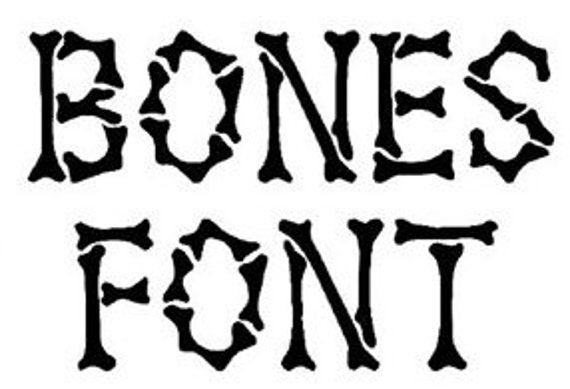 Bones Monogram Alphabet font SVG - Il 570xN.1122848573 40cg 