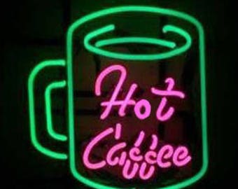 16" Tall Hot Coffee Cup - Convenience Store - Gas Station - Truck Stop - Restaurrant - Neon Sign