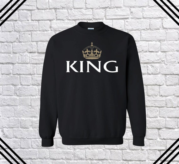 King Crewneck King Sweatshirt King Sweater King And Queen