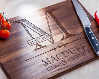 Personalized Cutting Board Custom Engraved Gift Kitchen Wedding Personalized Cutting Board Custom Engraved Gift Kitchen Wedding