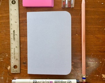 Bulk Blank Notebooks | 3.5 x 5 | Grey Notebook | Notebook | Sketchbook | Journal | Grey Journal | Grey Sketchbook | Travelers Notebook