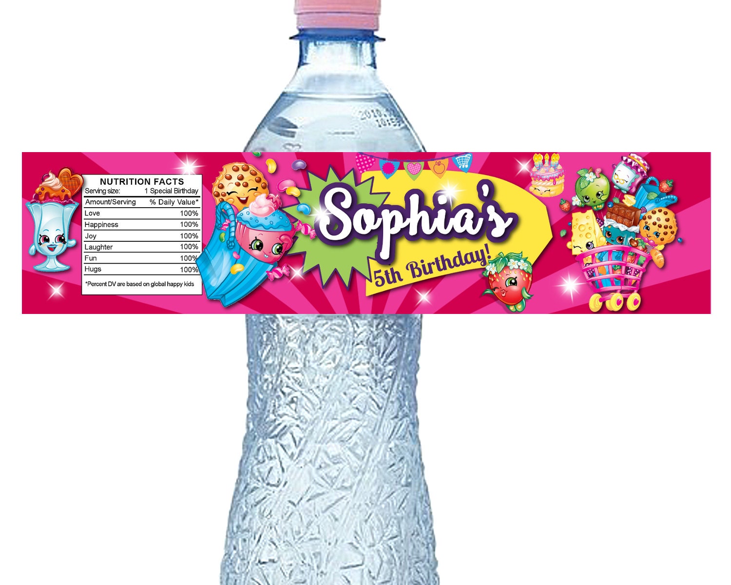 Shopkins Water Labels Printables