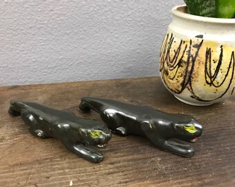 Pair of Panthers - Vintage Mid Century