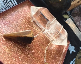 Tigers Eye pendulum