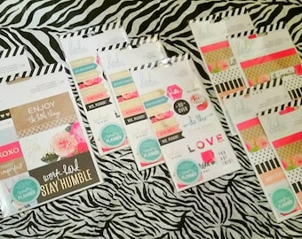9 pk. Bundle Set by Heidi Swapp : Set of 9 Heidi Swapp Memory Planner Sticker Sets