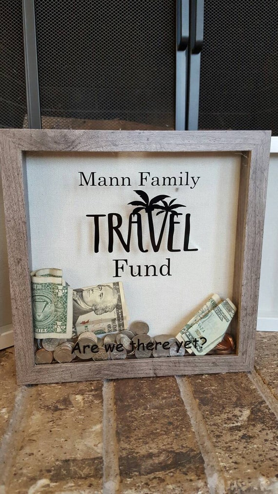 travel money shadow box