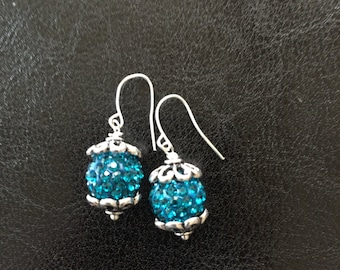 Blue Rhinestone Sparkle