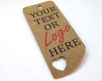 10 -200 pcs. Custom Tags, Product and Merchandise Tag, Custom Gift, Merchandise, Jewelry, Cosmetic Tags, Kraft Tags, Gift Tags, Wedding Tags