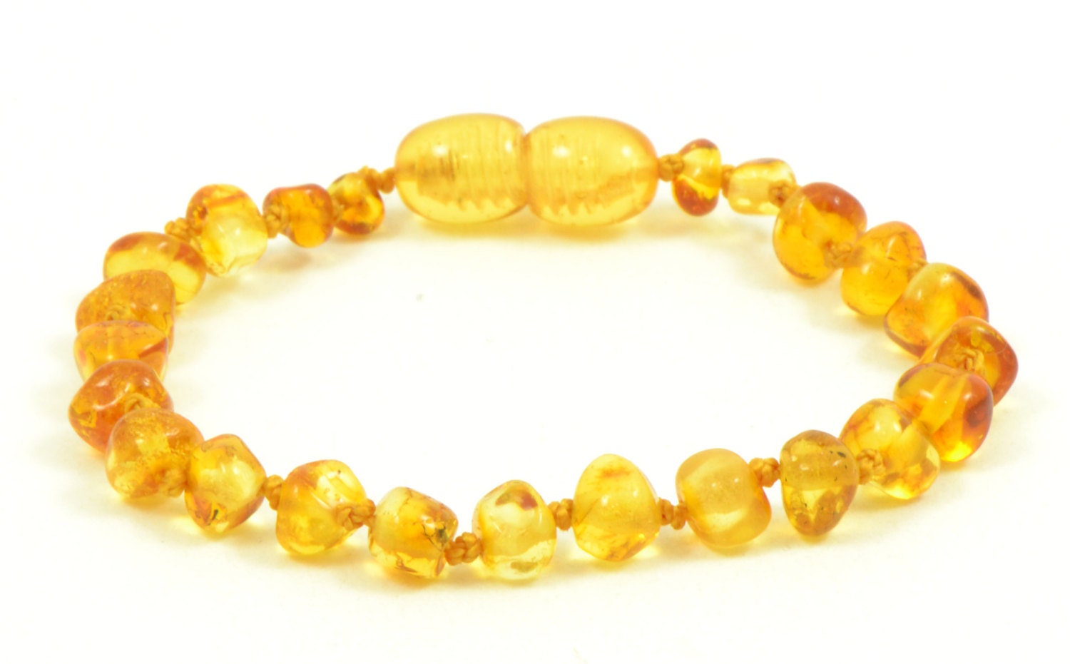 Amber Teething Bracelet/ Anklet for Baby / Child 14cm5.5